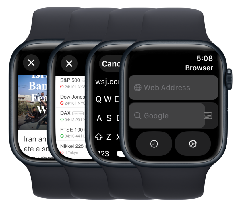 Watch Browser Apple Watch screenshot